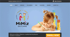 Desktop Screenshot of mimizdaycare.com